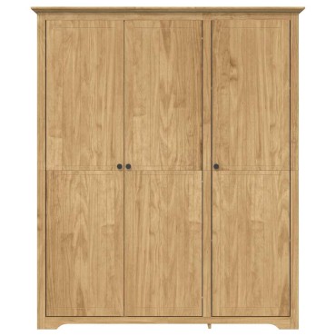 vidaXL Ντουλάπι BODO Μέλι Καφέ 146x53,5x173cm Επεξεργασμένο Ξύλο