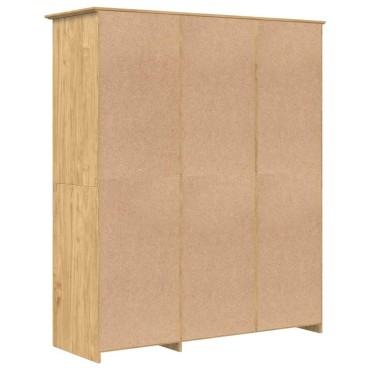 vidaXL Ντουλάπι BODO Μέλι Καφέ 146x53,5x173cm Επεξεργασμένο Ξύλο