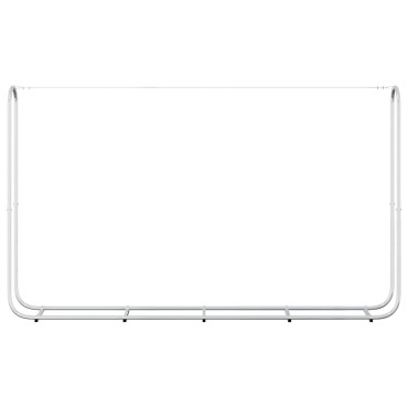 vidaXL Ράφι Καυσόξυλων 250x25x150 εκ. Γαλβανιζέ Ατσάλι