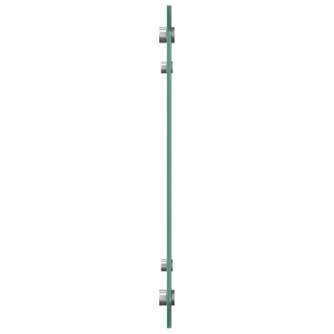 vidaXL Πλάτη κουζίνας Ανοιχτό γκρι 80 x 40 cm σκληρυμένο γυαλί