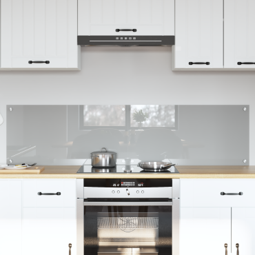 vidaXL Πλάτη κουζίνας 2 τμχ. Ανοιχτό γκρι 80 x 40 cm σκληρυμένο γυαλί
