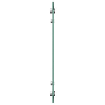 vidaXL Πλάτη κουζίνας 2 τμχ. Ανοιχτό γκρι 80 x 40 cm σκληρυμένο γυαλί