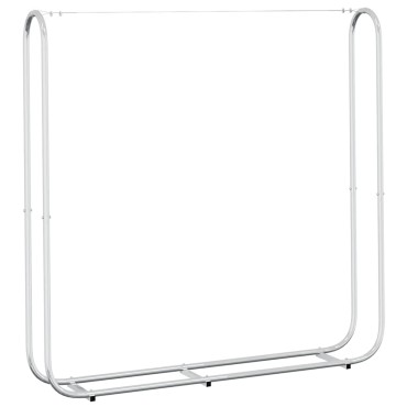 vidaXL Ράφι Καυσόξυλων 150x25x150 εκ. Γαλβανιζέ Ατσάλι