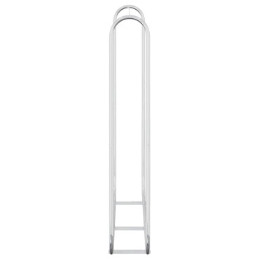 vidaXL Ράφι Καυσόξυλων 150x25x150 εκ. Γαλβανιζέ Ατσάλι