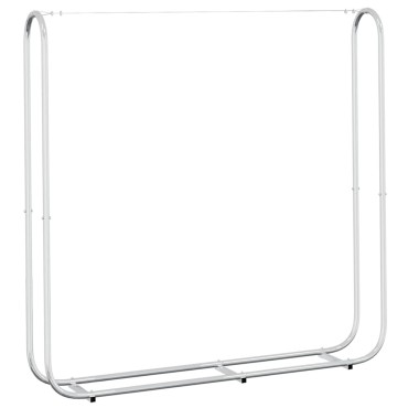 vidaXL Ράφι Καυσόξυλων 150x25x150 εκ. Γαλβανιζέ Ατσάλι