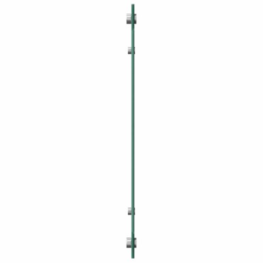 vidaXL Πλάτη κουζίνας Ανοιχτό γκρι 90 x 50 cm σκληρυμένο γυαλί