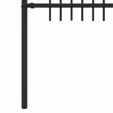 vidaXL Φράχτης Καμάρας με Άκρες DRONTEN 200x166cm Μαύρο
