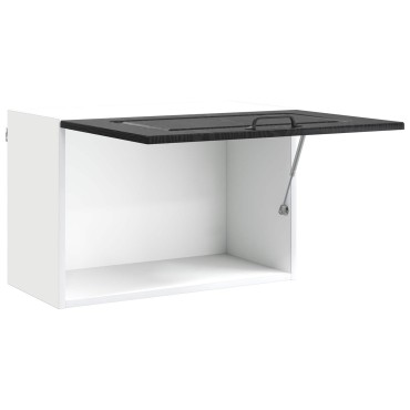 vidaXL Πάνελ πλυντηρίου πιάτων Kalmar Μαύρη Οξυά 60x31x40 εκ
