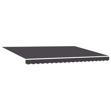 vidaXL Αναδιπλούμενη τέντα Ανθρακί 450 x 300 εκ