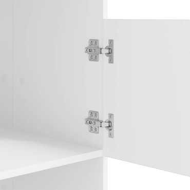 vidaXL Ντουλάπα Πλυσταριού Λευκό 50x68x102cm Επεξεργασμένο ξύλο 1 τεμ.