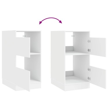 vidaXL Ντουλάπα Πλυσταριού Λευκό 50x68x102cm Επεξεργασμένο ξύλο 1 τεμ.