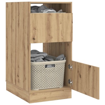 vidaXL Ντουλάπα Πλυσταριού με αποθήκευση Artisan Oak 50x68x102 εκ 1 τεμ.