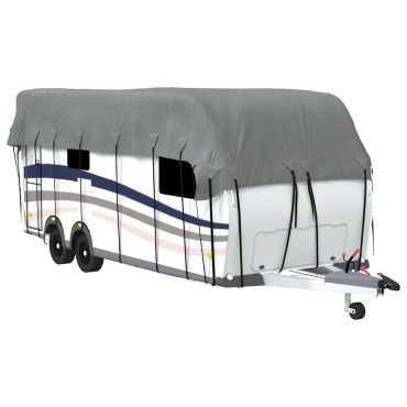 vidaXL Κάλυψη οροφής τροχόσπιτου Γκρι 700x300 cm Μη υφασμένο ύφασμα