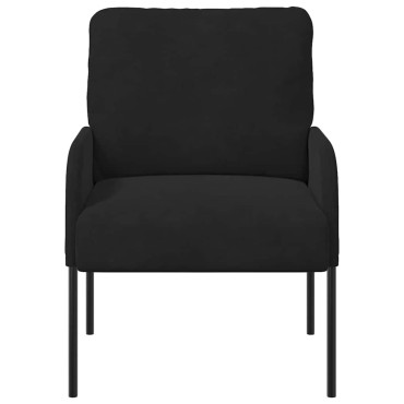 vidaXL Καναπέδες με μαξιλάρι Μαύρο Κόντρα πλακέ 60x56x80cm