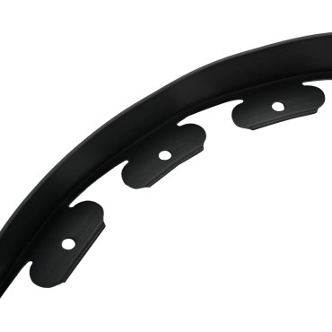 vidaXL Περιγράμματα γκαζόν Μαύρο 4000 x 4 x 5 εκ Πλαστικό