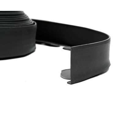 vidaXL Περιγράμματα γκαζόν Μαύρο 5000 x 4 x 5 εκ. Πλαστικό