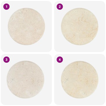vidaXL Επιφάνεια Τραπεζιού Κρεμ 50x2,5cm Μαρμάρινη 1 τεμ.