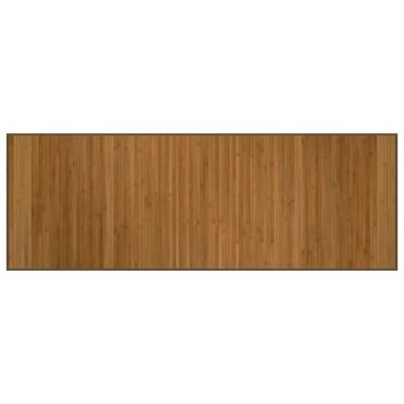 vidaXL Χαλί Ορθογώνιο Καφέ 70x200cm Μπαμπού
