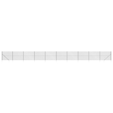 vidaXL Συρματόπλεγμα Περίφραξης Ανθρακί 1,8x25 μ. με Καρφωτές Βάσεις