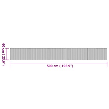 vidaXL Χαλί Ορθογώνιο Φυσικό 60x500cm Μπαμπού