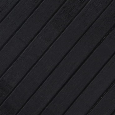vidaXL Χαλί Ορθογώνιο Μαύρο 70x400cm Μπαμπού