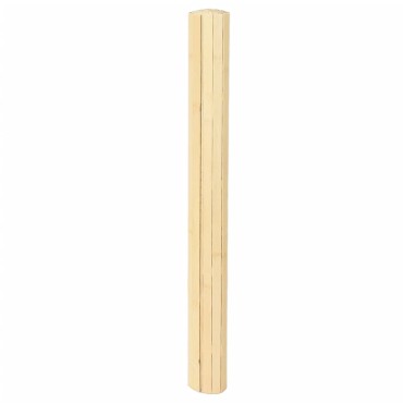 vidaXL Χαλί Ορθογώνιο Ανοιχτό Φυσικό 80x400cm Μπαμπού