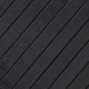 vidaXL Χαλί Ορθογώνιο Γκρι 80x400cm Μπαμπού