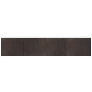 vidaXL Χαλί Ορθογώνιο Σκούρο Καφέ 80x400cm Μπαμπού