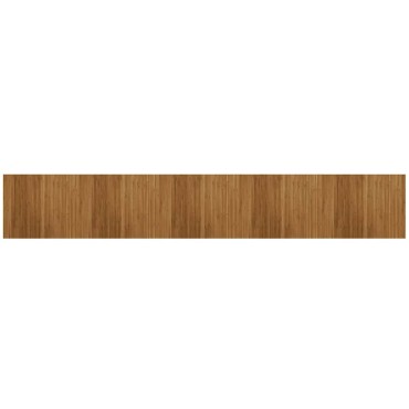 vidaXL Χαλί Ορθογώνιο Καφέ 80x500cm Μπαμπού