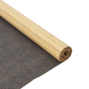 vidaXL Χαλί Ορθογώνιο Ανοιχτό Φυσικό 80x500cm Μπαμπού