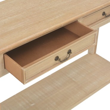 vidaXL Τραπέζι Κονσόλα 110x35x80cm Ξύλινο 1 τεμ.