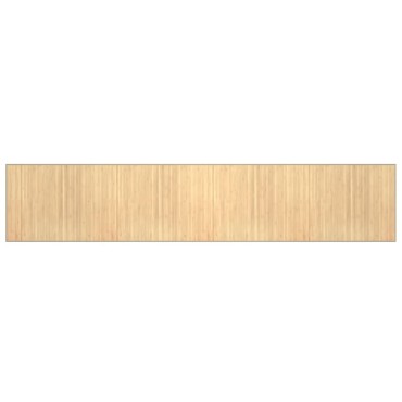vidaXL Χαλί Ορθογώνιο Ανοιχτό Φυσικό 80x400cm Μπαμπού