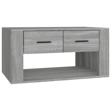vidaXL Τραπεζάκι Σαλονιού Γκρι Sonoma 80x50x40cmΕπεξεργασμένο Ξύλο 1 τεμ.