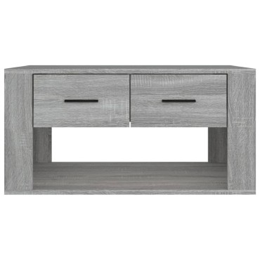 vidaXL Τραπεζάκι Σαλονιού Γκρι Sonoma 80x50x40cmΕπεξεργασμένο Ξύλο 1 τεμ.