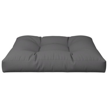 vidaXL Μαξιλάρι Παλέτας Ανθρακί 70x70x12cm Υφασμάτινο