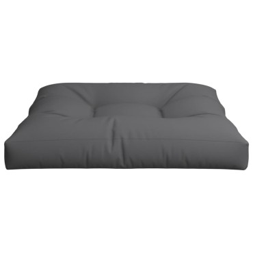 vidaXL Μαξιλάρι Παλέτας Ανθρακί 70x70x12cm Υφασμάτινο
