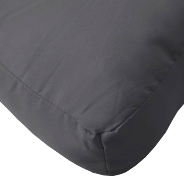 vidaXL Μαξιλάρι Παλέτας Ανθρακί 70x70x12cm Υφασμάτινο