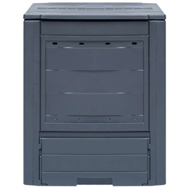 vidaXL Κομποστοποιητές Κήπου 3 τεμ. Γκρι 60 x 60 x 73 εκ. 780 Λίτρα