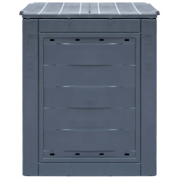 vidaXL Κομποστοποιητές Κήπου 3 τεμ. Γκρι 60 x 60 x 73 εκ. 780 Λίτρα
