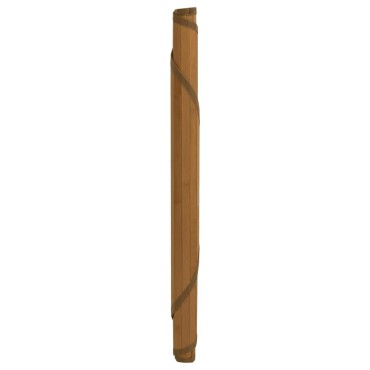 vidaXL Χαλί Στρογγυλό Καφέ Μπαμπού 80x80cm