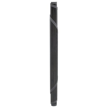 vidaXL Χαλί Στρογγυλό Γκρι Μπαμπού 80x80cm