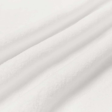 vidaXL Ριχτάρι Λευκό 130 x 150 cm 0.51 kg Μαλλί