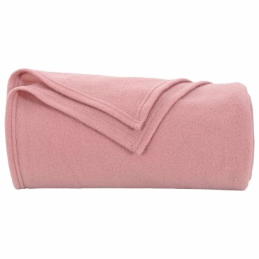 vidaXL Ριχτάρι Ροζ 240 x 220 cm 0.74 kg Μαλλί