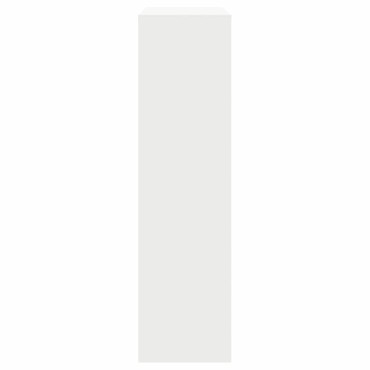 vidaXL Θυρίδα Πακέτων με αποθήκευση Λευκό 44 x 22 x 82 εκ. Ατσάλι