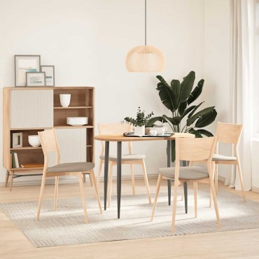 vidaXL Επιτραπέζια επιφάνεια 100x50x2cm μασίφ ξύλο δρυς οβάλ
