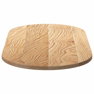 vidaXL Επιτραπέζια επιφάνεια 100x50x2cm μασίφ ξύλο δρυς οβάλ