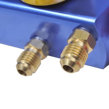 vidaXL Αντλία Κενού 100 L/min με Σετ Ελέγχου Πίεσης 4 Εξόδων σε Θήκη