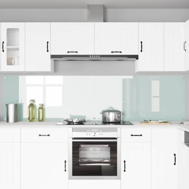 vidaXL Πλάτη κουζίνας 2 τμχ. Λευκό 120 x 60 cm σκληρυμένο γυαλί