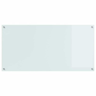 vidaXL Πλάτη κουζίνας 2 τμχ. Λευκό 120 x 60 cm σκληρυμένο γυαλί