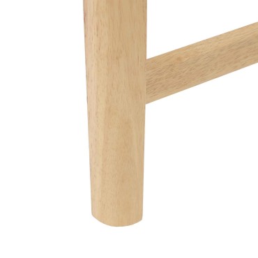 vidaXL Καρέκλες φαγητού 2 τεμ. Στερεό Ξύλο Ραβέντι Φυσικό 48x49x95cm